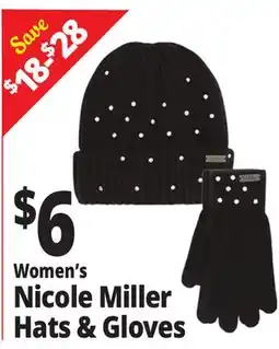 Ocean State Job Lot Women's Nicole Miller Hats & Gloves offer