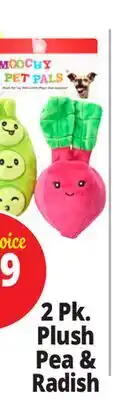 Ocean State Job Lot 2 Pk. Plush Pea & Radish offer