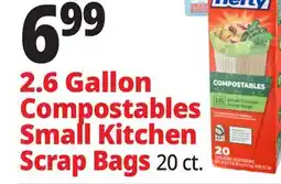 Ocean State Job Lot Hefty Compostable Small Kitchen Scrap Bags 20 Count offer