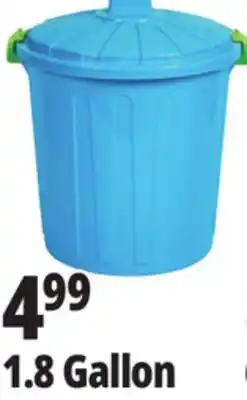 Ocean State Job Lot Round Clear Storage Bucket with Latching Lid offer