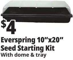 Ocean State Job Lot Everspring 10x20 Seed Starting Kit offer