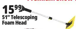 Ocean State Job Lot Foam Head Telescoping Snowbroom & Ice Scraper offer