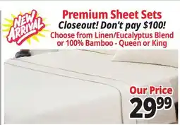 Ocean State Job Lot Premium Sheet Sets offer
