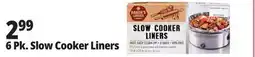 Ocean State Job Lot Baker's Choice Slow Cooker Liners 6 Count offer