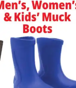Ocean State Job Lot Men's, Women's & Kids' Muck Boots offer