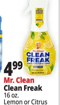 Ocean State Job Lot Mr. Clean Freak Lemon Zest Multi-Surface Cleaner 16 fl. oz offer