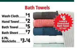 Ocean State Job Lot Bath Towels offer