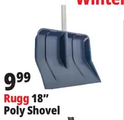 Ocean State Job Lot RUGG 18 Poly Snow Shovel offer