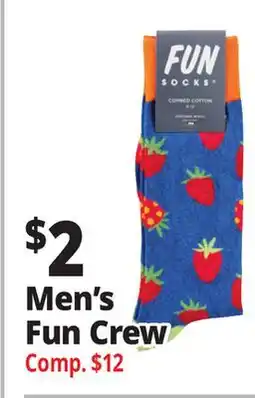 Ocean State Job Lot Men's Fun Crew offer