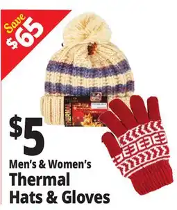 Ocean State Job Lot Heat Trendz Men's Heat Zone Thermal Gloves offer