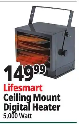 Ocean State Job Lot Lifesmart Hard-Wired Ceiling Mount Electric Space Heater offer