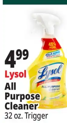 Ocean State Job Lot Lysol All Purpose Lemon Breeze Cleaner 32 oz offer