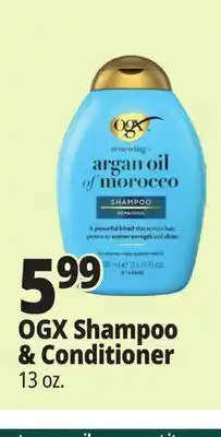 Ocean State Job Lot OGX Shampoo & Conditioner offer