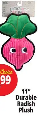 Ocean State Job Lot 11 Durable Radish Plush offer