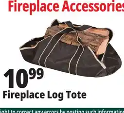 Ocean State Job Lot Open Hearth Fireplace Log Tote offer
