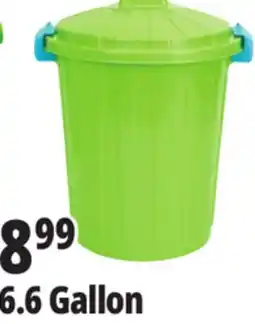 Ocean State Job Lot HemiCasa Medium Clear Oscar Bin with Lid and Handles offer