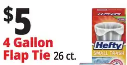 Ocean State Job Lot 4 Gallon Flap Tie offer