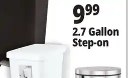 Ocean State Job Lot Sterilite Step-On 2.7 Gal Wastebasket offer