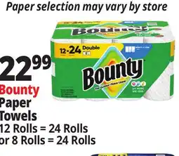 Ocean State Job Lot Bounty Paper Towels offer