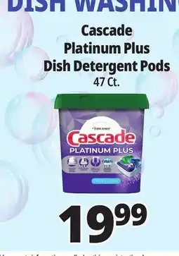 Ocean State Job Lot Cascade Platinum Plus Dishwasher Pods 47 Ct offer