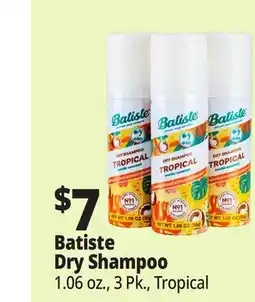 Ocean State Job Lot Batiste Dry Shampoo offer