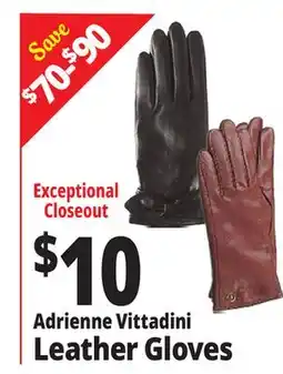 Ocean State Job Lot Adrienne Vittadini Leather Gloves offer