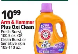 Ocean State Job Lot Arm & Hammer Plus Oxi Clean Stain Fighters Detergent 100.5 oz offer
