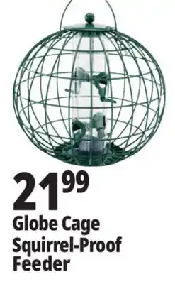 Ocean State Job Lot Yankee Trader Globe Cage Squirrel Proof Bird Feeder offer