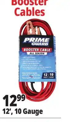 Ocean State Job Lot 12', 10 Gauge Booster Cables offer