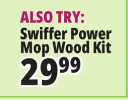 Ocean State Job Lot Swiffer Power Mop Wood Kit offer