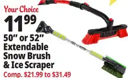 Ocean State Job Lot Slide Lock Pivoting Snowbroom, 52 offer