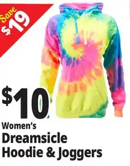 Ocean State Job Lot Women's Dreamsicle Hoodie & Joggers offer