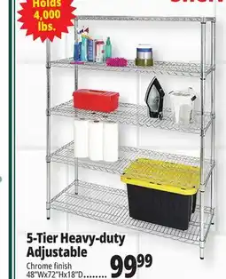 Ocean State Job Lot Method Storage Systems 5-Tier Adjustable Heavy-Duty Shelving 48 x 18 x 72 offer