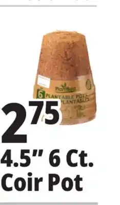 Ocean State Job Lot PlantBest Plantable 4.5 Coconut Coir Pots 6 Count offer