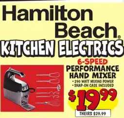 Ollie's Hamilton Beach KITCHEN ELECTRICS offer