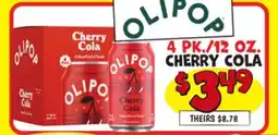 Ollie's OLIPOP CHERRY COLA offer