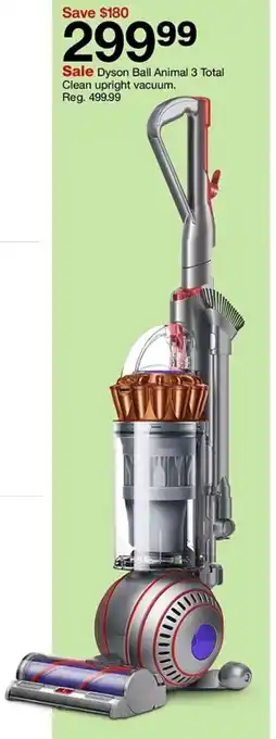Target Dyson Ball Animal 3 Total Clean upright vacuum offer
