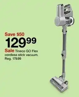 Target Tineco GO Flex cordless stick vacuum offer