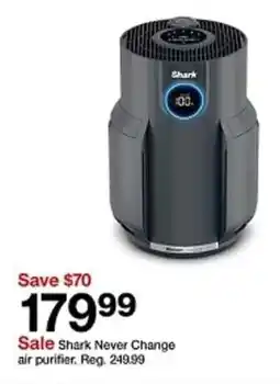 Target Shark Never Change air purifier offer