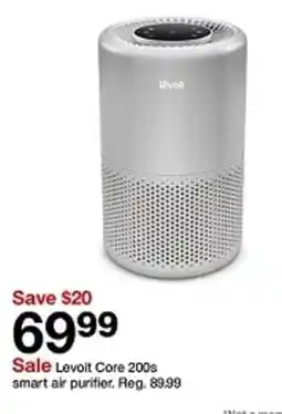 Target Levoit Core 200s smart air purifier offer