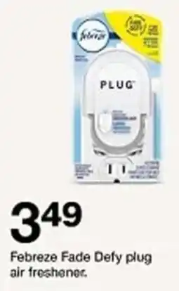 Target Febreze Fade Defy plug air freshener offer