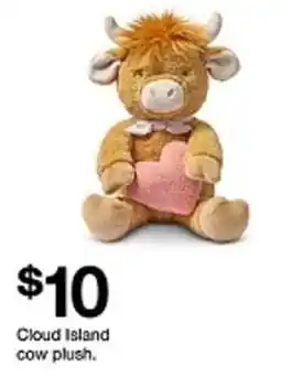 Target Cloud Island cow plush offer