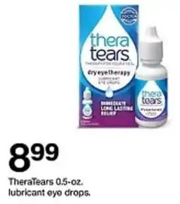 Target TheraTears lubricant eye drops offer