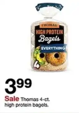 Target Thomas high protein bagels offer