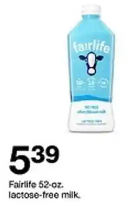 Target Fairlife lactose-free milk offer