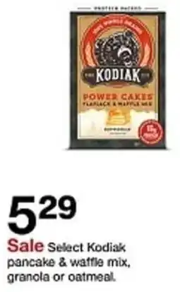 Target Kodiak pancake & waffle mix offer