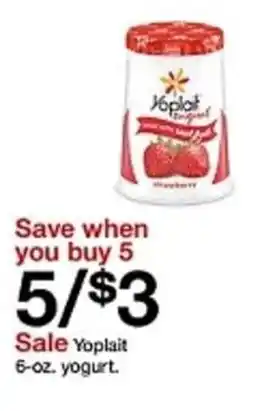 Target Yoplait yogurt offer