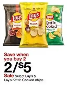 Target Lay's Kettle Cooked chips offer