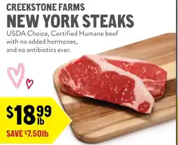 New Seasons Market New york steaks offer