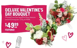 New Seasons Market Deluxe valentine's day bouquet offer